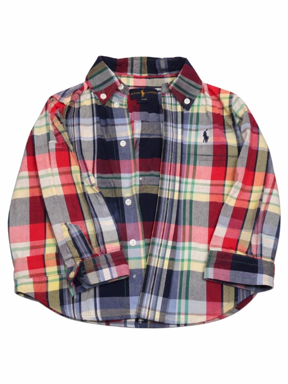 Polo Ralph Lauren 24M Multicolor Plaid Button Down Shirt | Never worn